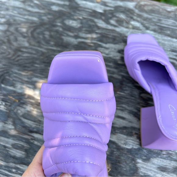 Circus NY By Sam Edelman Free People Mango Leather Heels Sz 8‎ - Picture 8 of 9